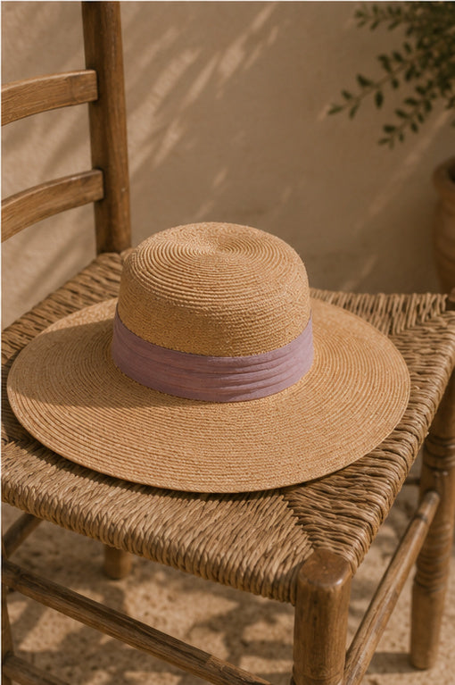 Chapeau capeline "Controluce"