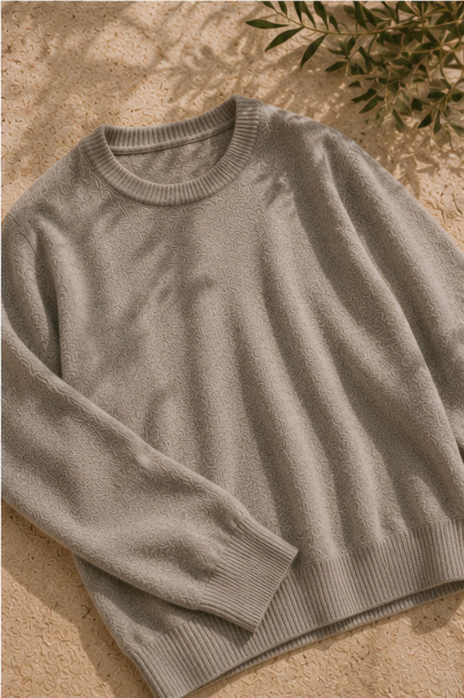 Pull col rond "Cachemire Grezzo"