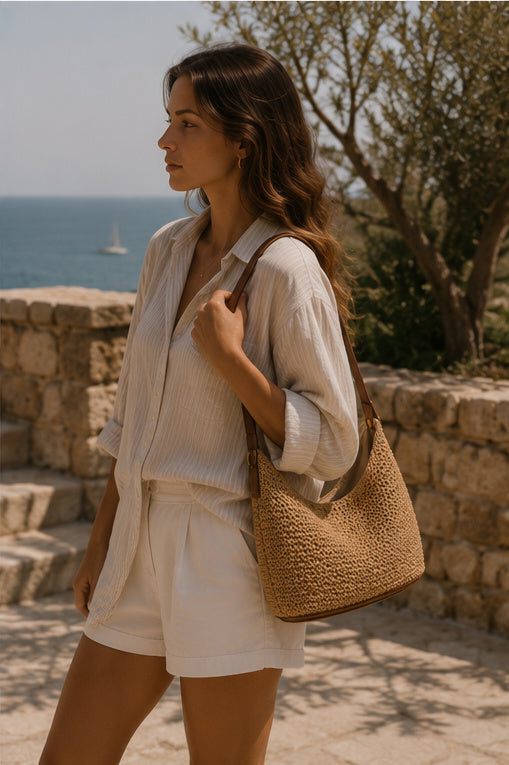 Sac en osier "Piccola Macchia"